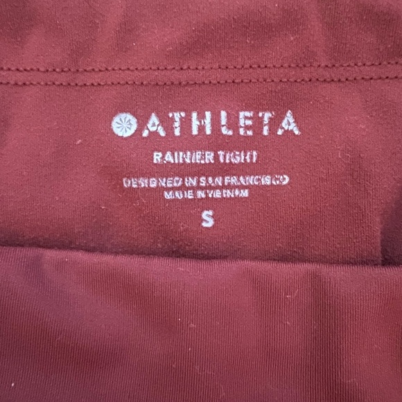 Athleta Rust Rainer Tight Size Small - Picture 3 of 4
